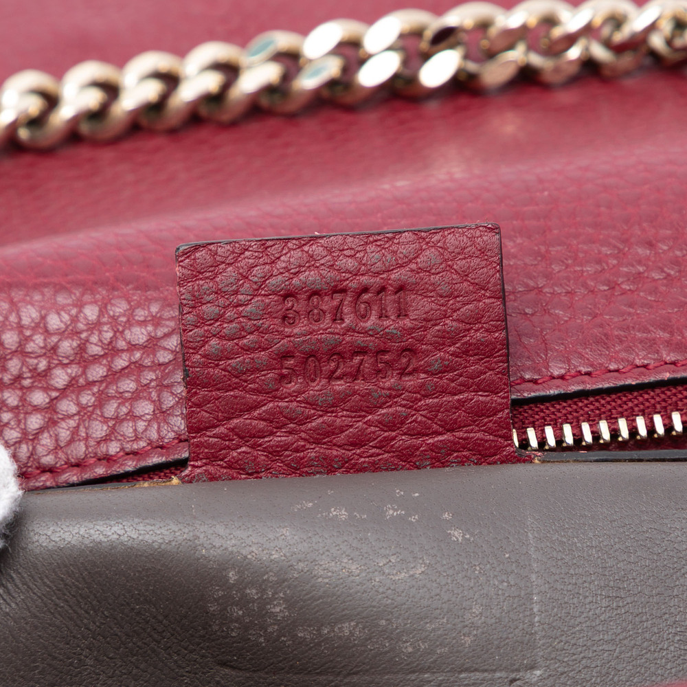 Pre-Loved Gucci Medium Leather Miss Bamboo Crossbody - Picture 6 of 7